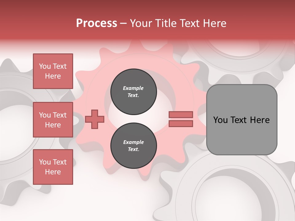 Relation Metallic Assembly PowerPoint Template