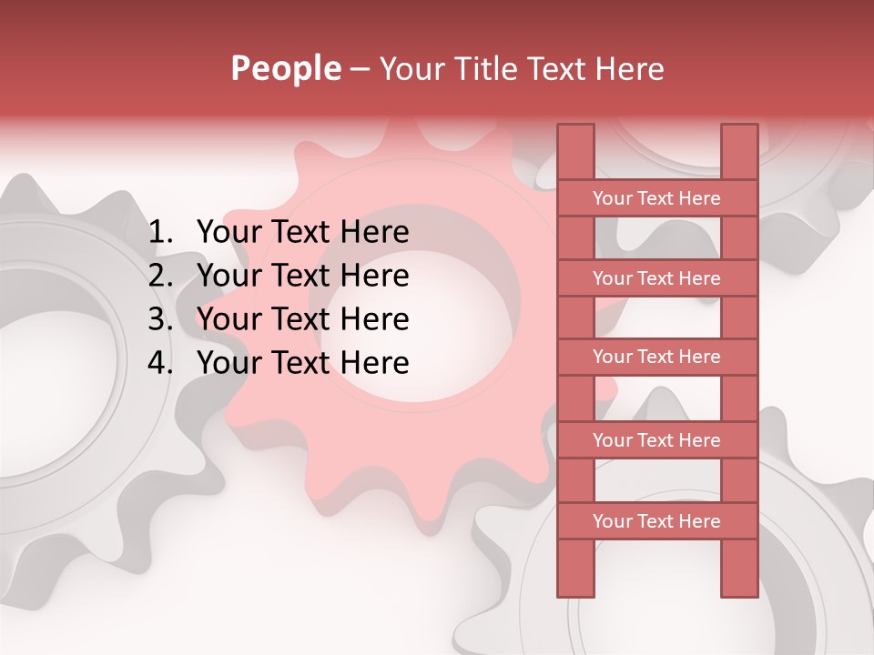 Relation Metallic Assembly PowerPoint Template