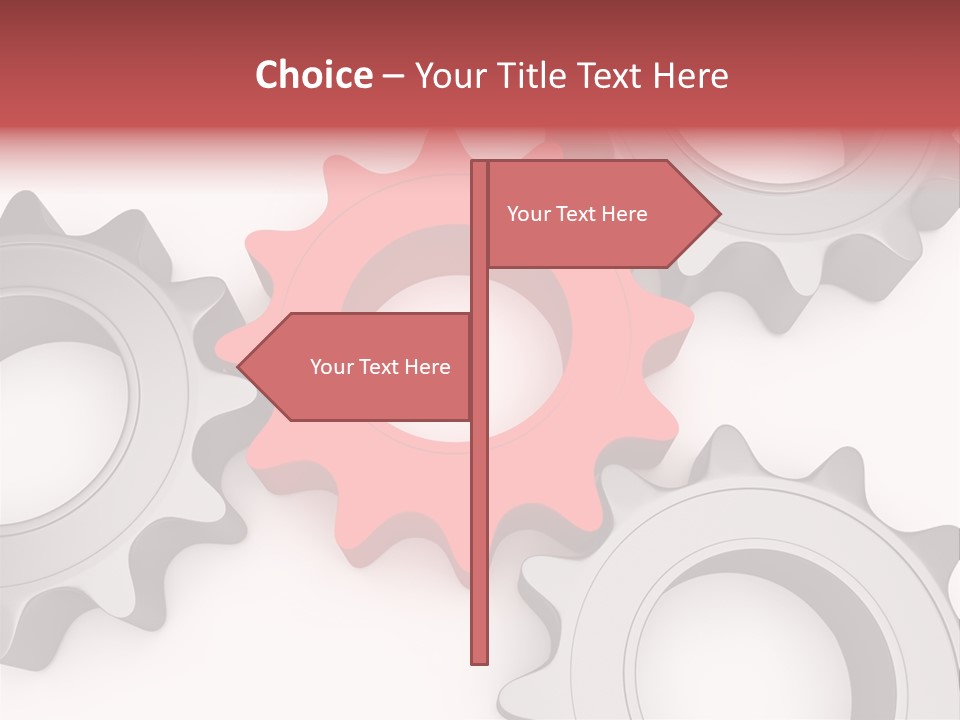 Relation Metallic Assembly PowerPoint Template