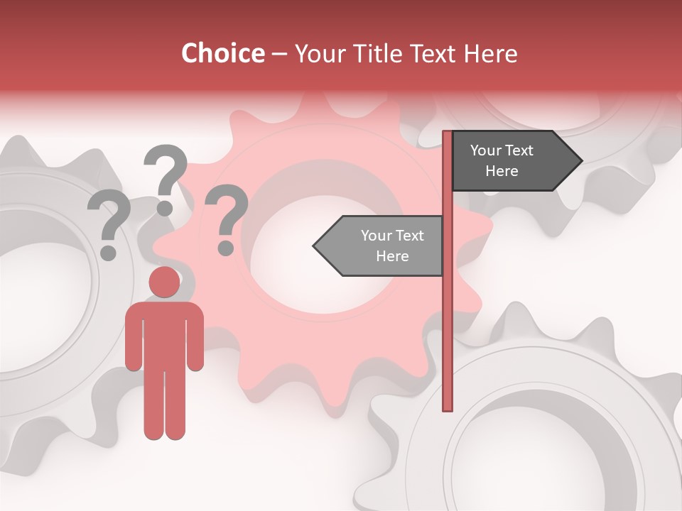 Relation Metallic Assembly PowerPoint Template