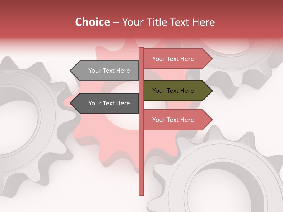 Relation Metallic Assembly PowerPoint Template