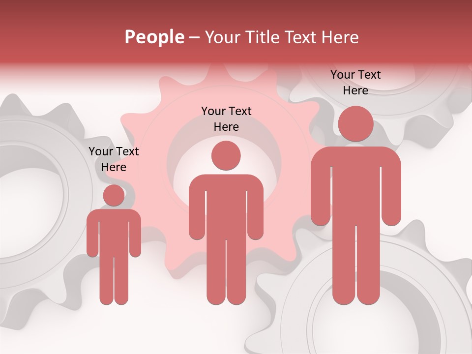 Relation Metallic Assembly PowerPoint Template