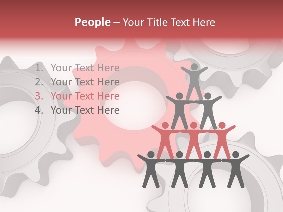 Relation Metallic Assembly PowerPoint Template