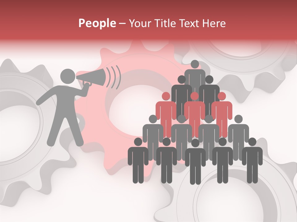 Relation Metallic Assembly PowerPoint Template