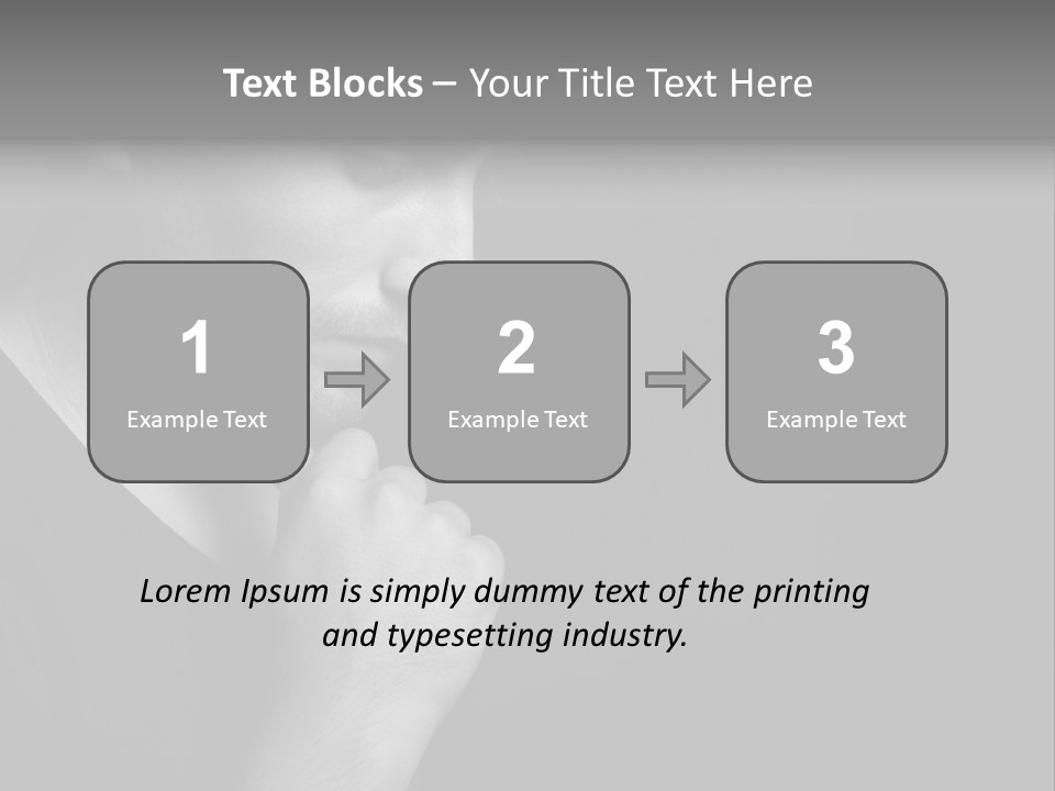 Sadness Frustration Lonely PowerPoint Template