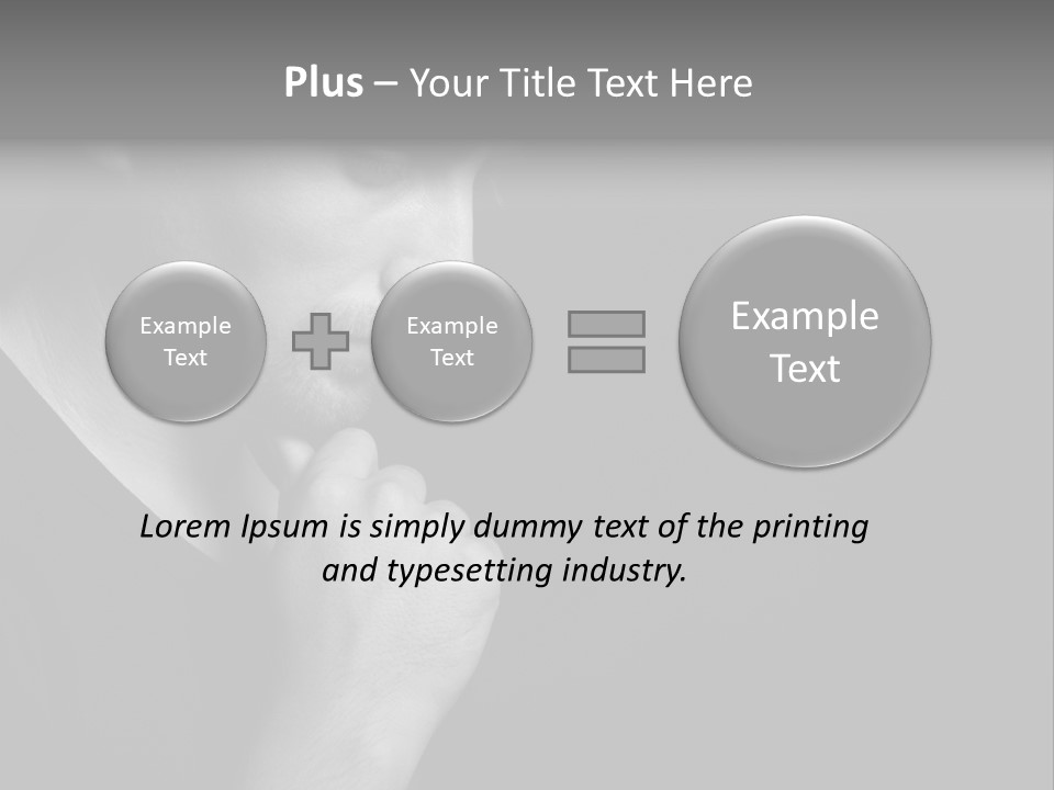 Sadness Frustration Lonely PowerPoint Template