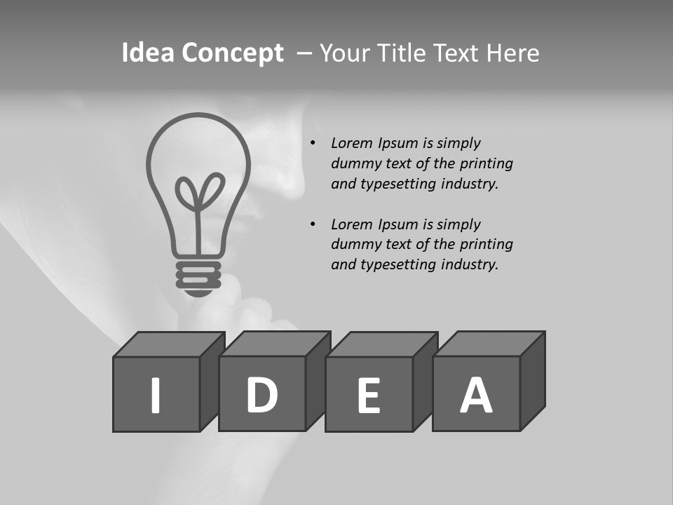 Sadness Frustration Lonely PowerPoint Template