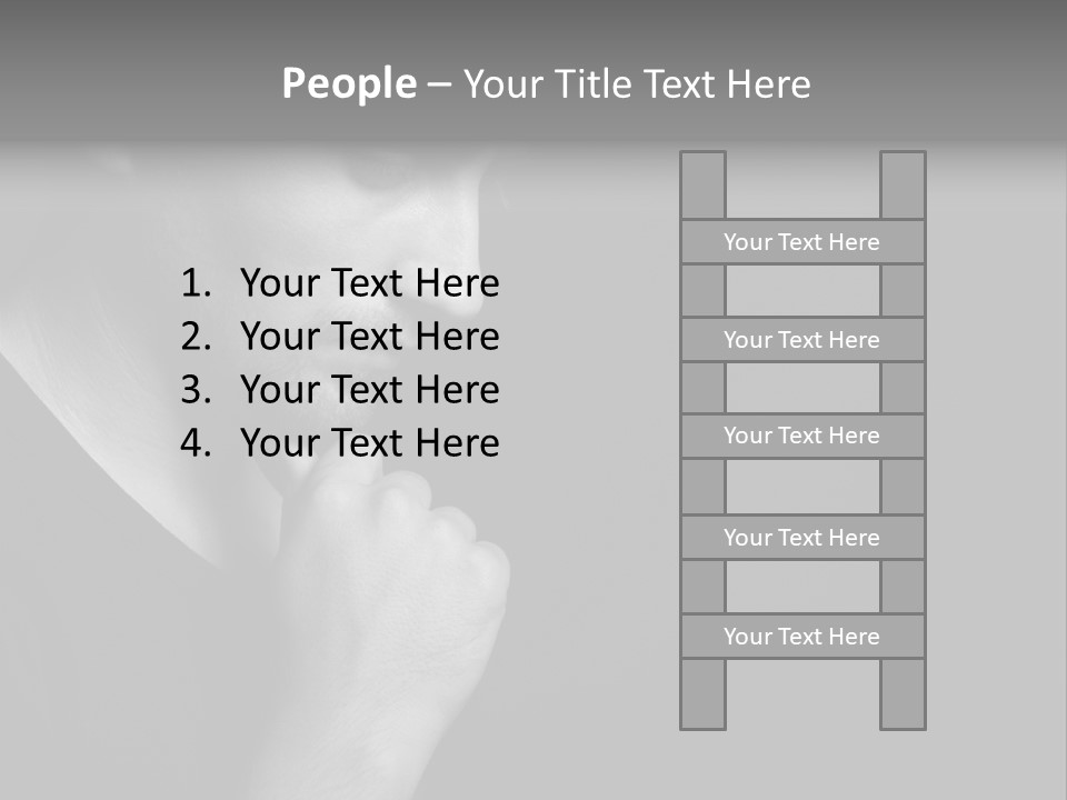 Sadness Frustration Lonely PowerPoint Template