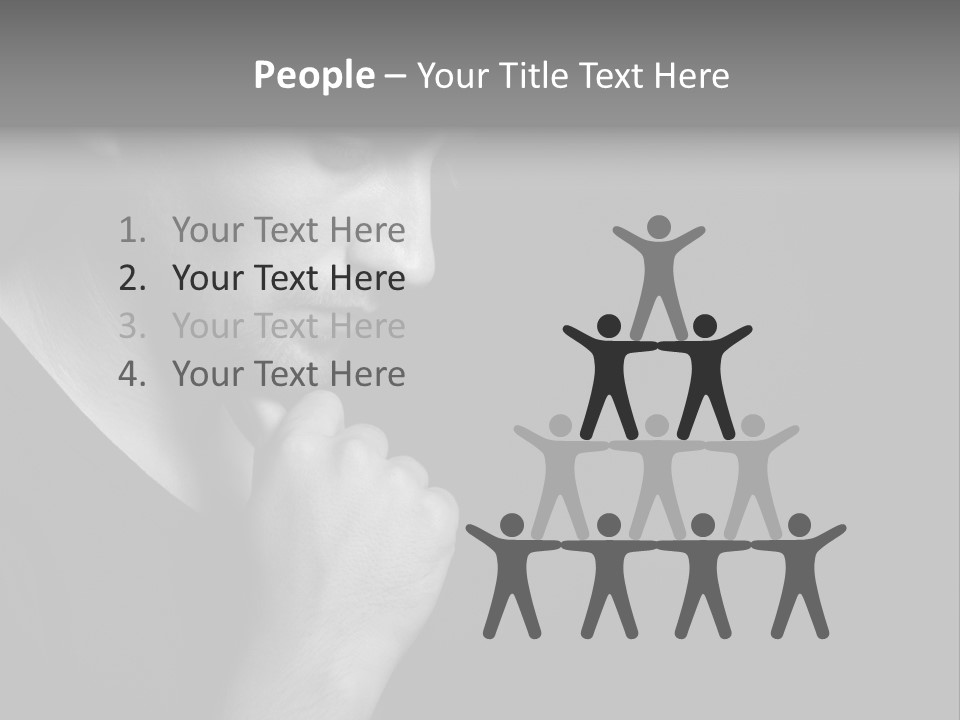 Sadness Frustration Lonely PowerPoint Template