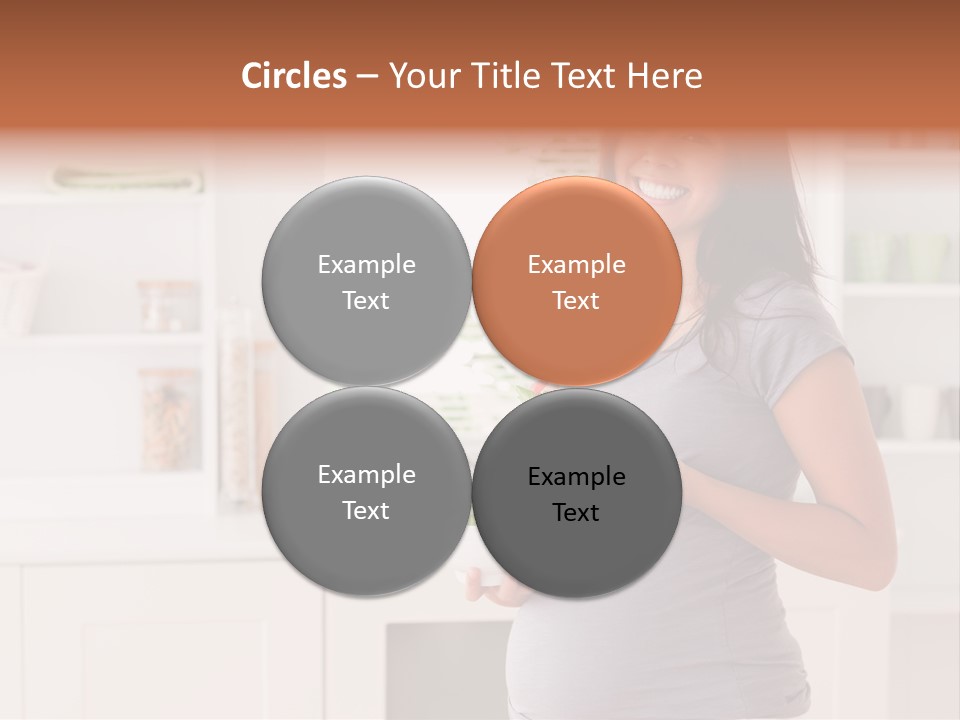 Mixed Raced Fork Ingredients PowerPoint Template