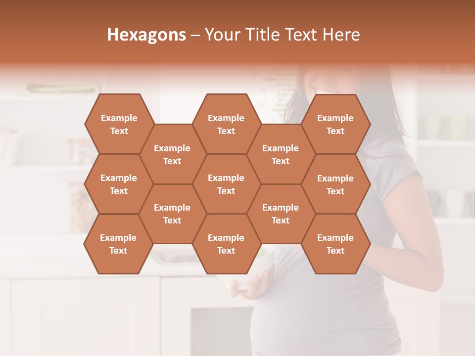 Mixed Raced Fork Ingredients PowerPoint Template