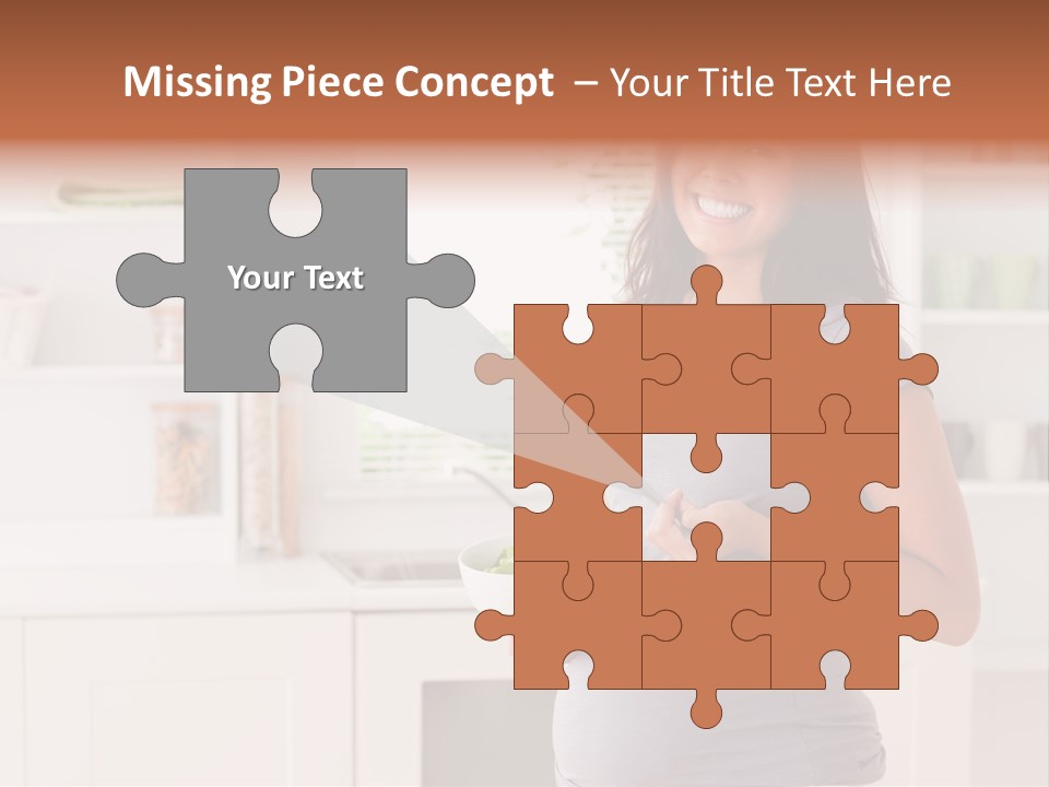 Mixed Raced Fork Ingredients PowerPoint Template