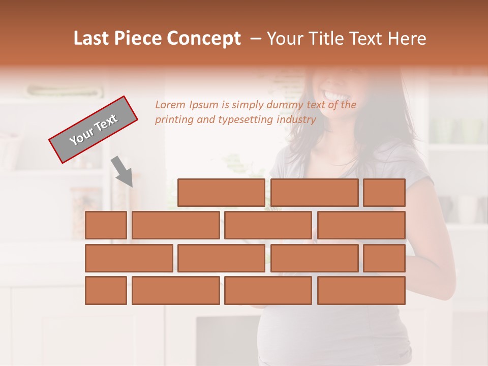 Mixed Raced Fork Ingredients PowerPoint Template