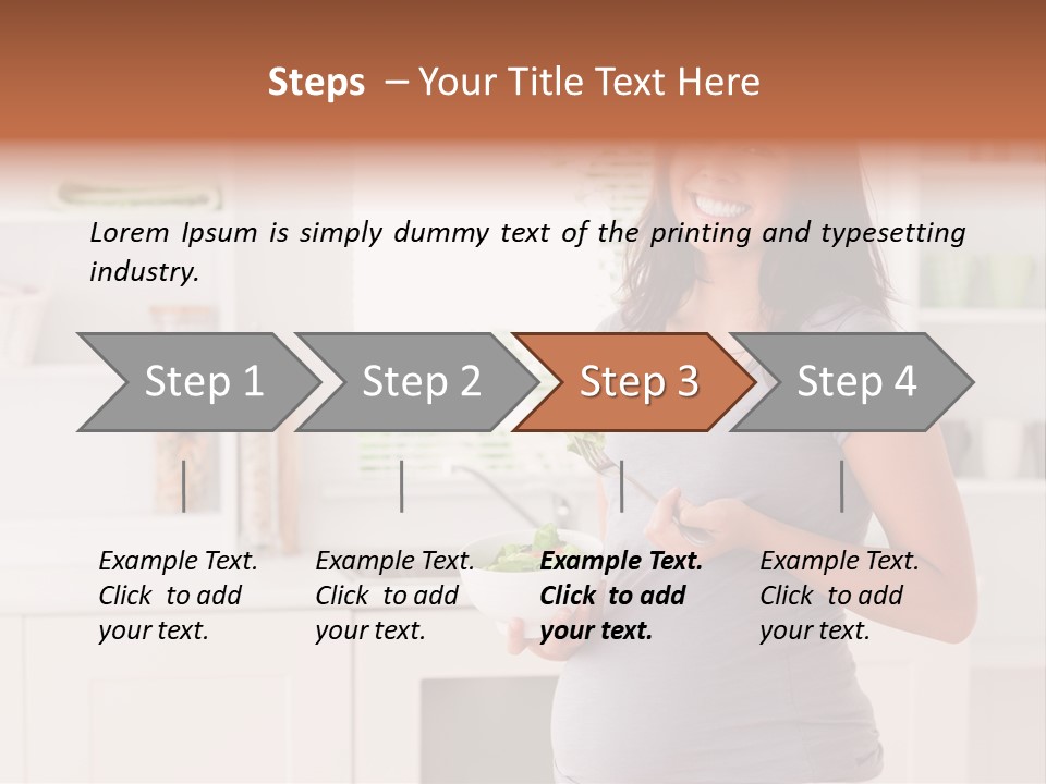 Mixed Raced Fork Ingredients PowerPoint Template