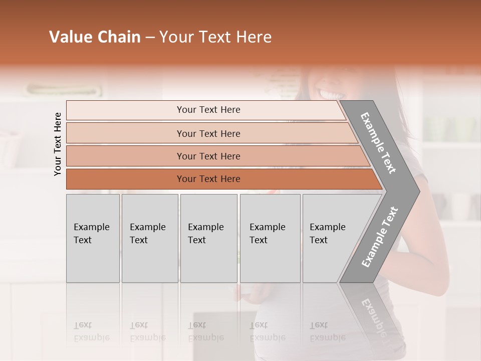 Mixed Raced Fork Ingredients PowerPoint Template