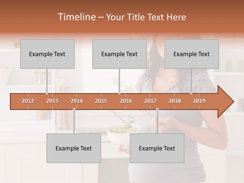 Mixed Raced Fork Ingredients PowerPoint Template