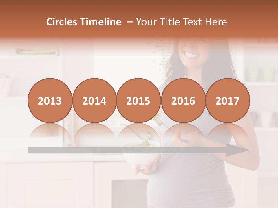 Mixed Raced Fork Ingredients PowerPoint Template