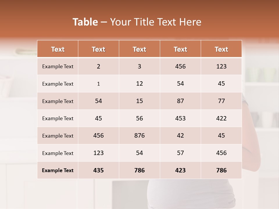 Mixed Raced Fork Ingredients PowerPoint Template
