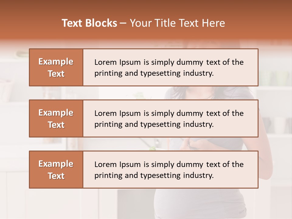 Mixed Raced Fork Ingredients PowerPoint Template
