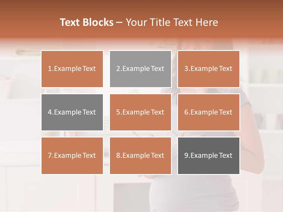 Mixed Raced Fork Ingredients PowerPoint Template