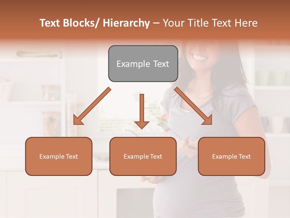 Mixed Raced Fork Ingredients PowerPoint Template