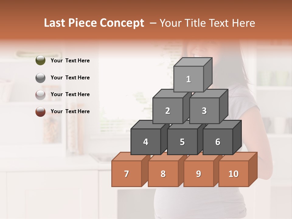 Mixed Raced Fork Ingredients PowerPoint Template