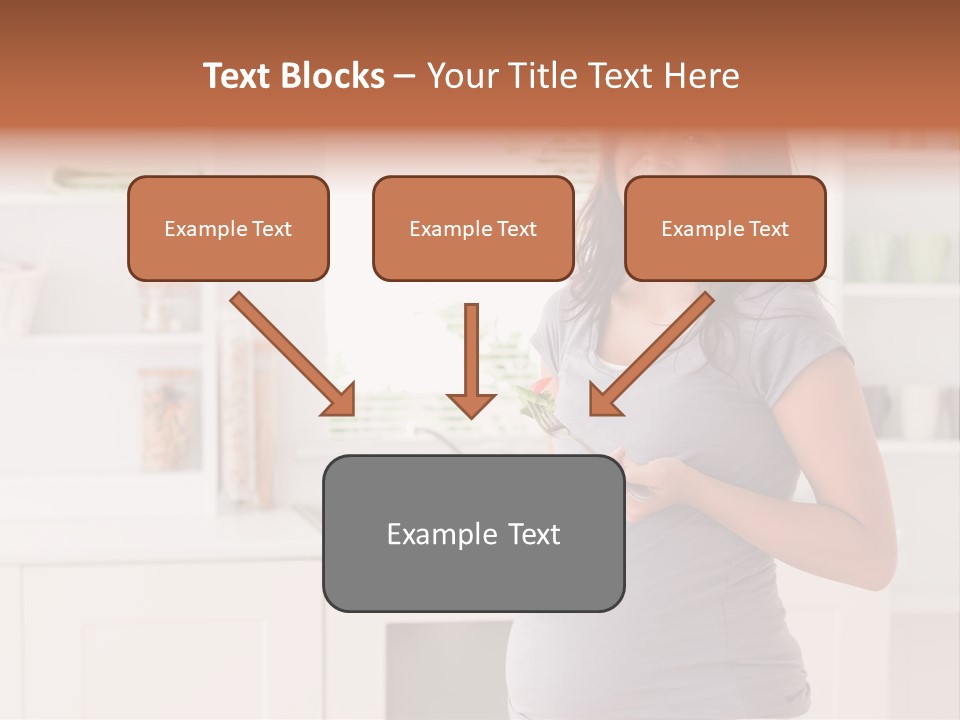 Mixed Raced Fork Ingredients PowerPoint Template