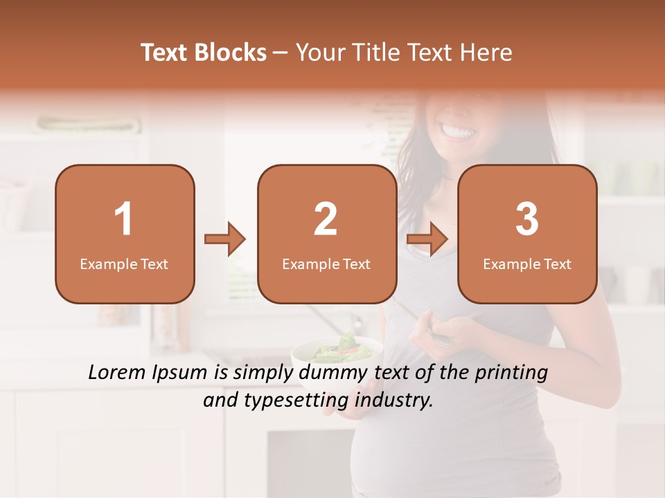 Mixed Raced Fork Ingredients PowerPoint Template