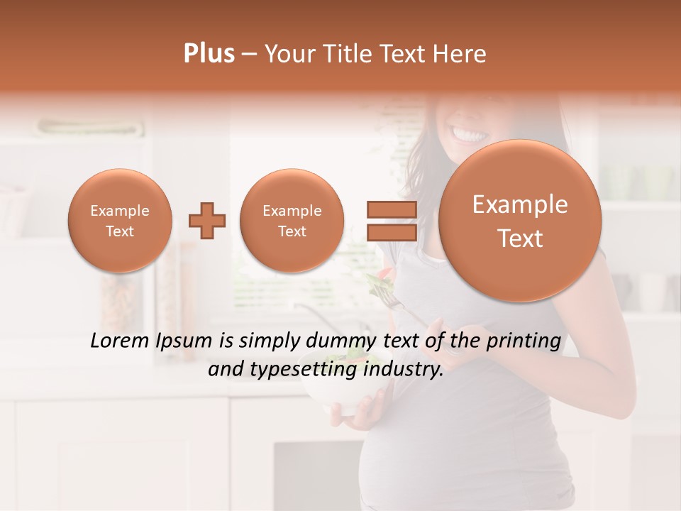 Mixed Raced Fork Ingredients PowerPoint Template