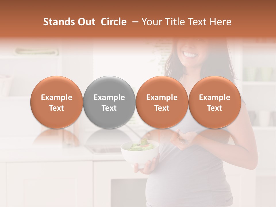 Mixed Raced Fork Ingredients PowerPoint Template