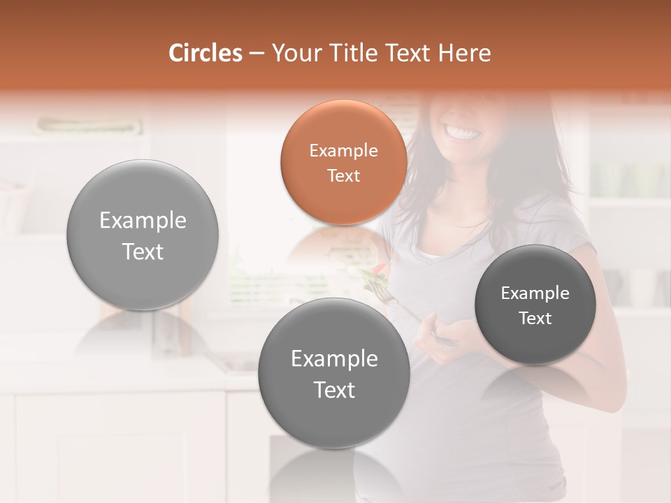Mixed Raced Fork Ingredients PowerPoint Template