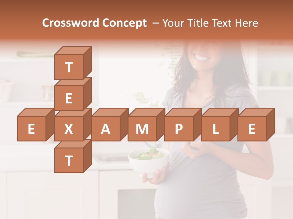 Mixed Raced Fork Ingredients PowerPoint Template