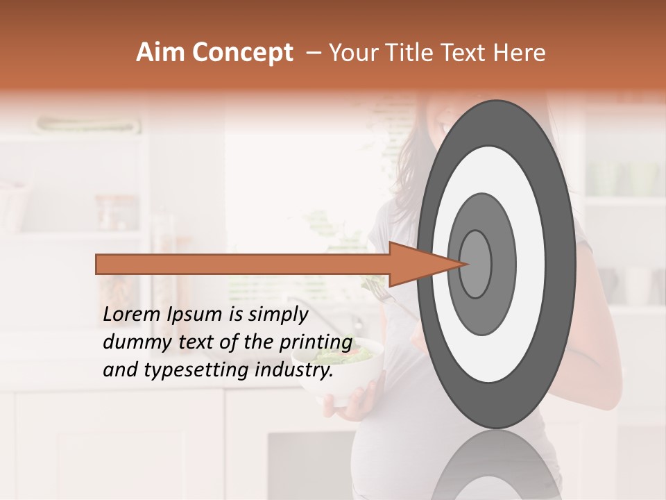 Mixed Raced Fork Ingredients PowerPoint Template