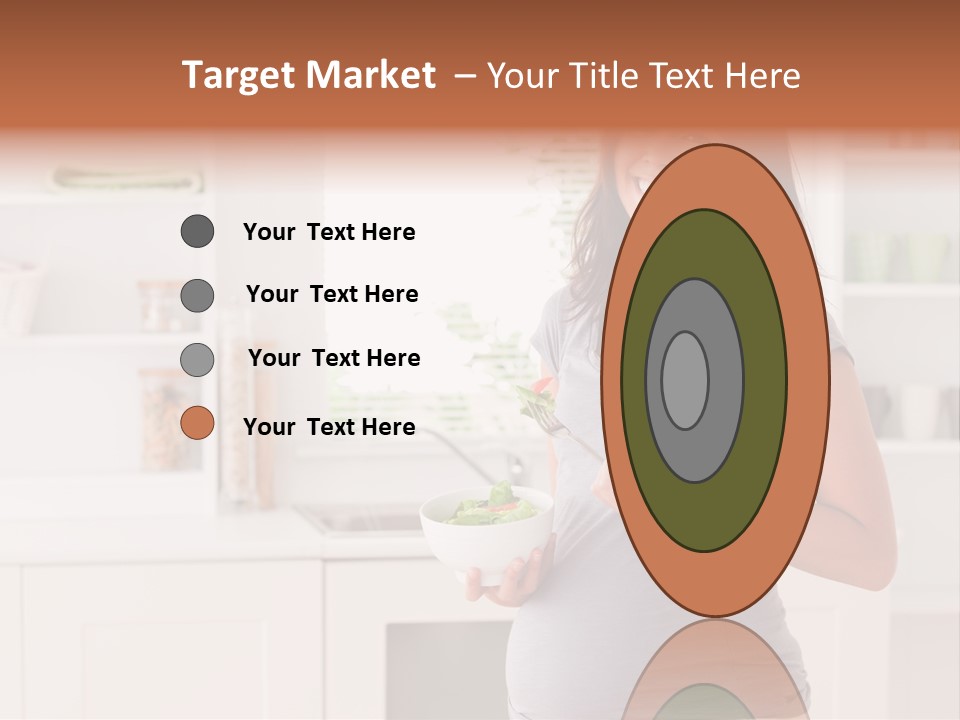 Mixed Raced Fork Ingredients PowerPoint Template