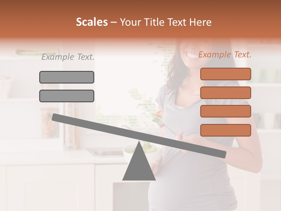 Mixed Raced Fork Ingredients PowerPoint Template