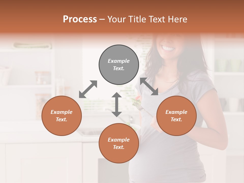 Mixed Raced Fork Ingredients PowerPoint Template