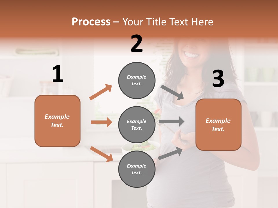 Mixed Raced Fork Ingredients PowerPoint Template