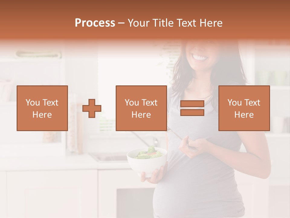 Mixed Raced Fork Ingredients PowerPoint Template
