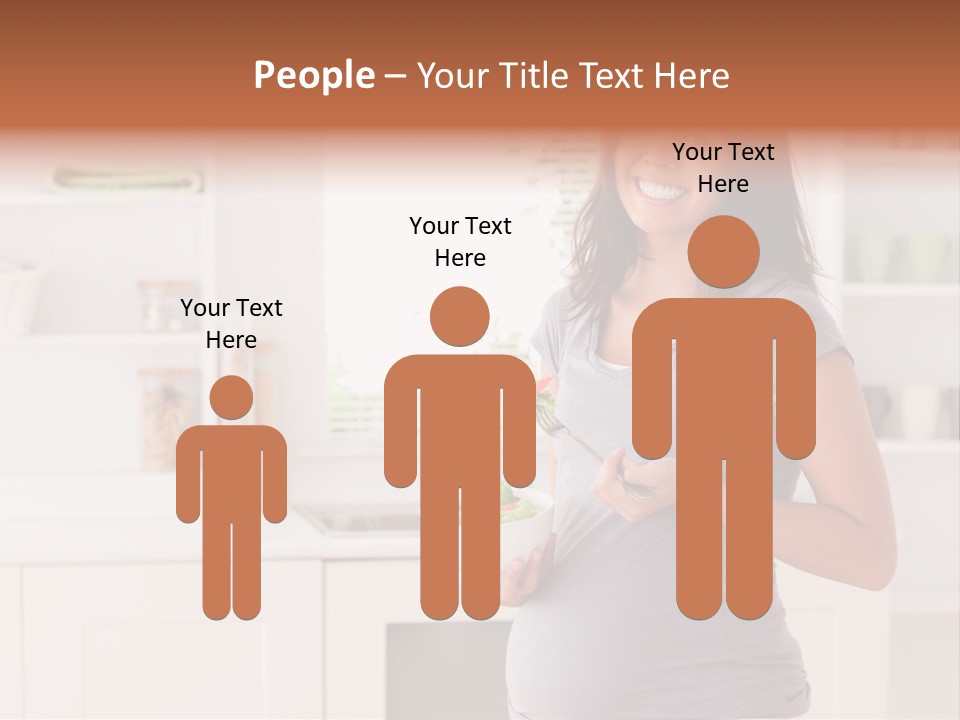 Mixed Raced Fork Ingredients PowerPoint Template