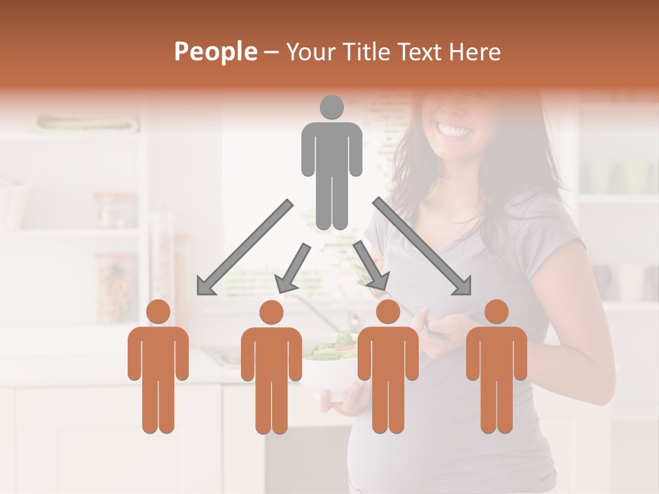 Mixed Raced Fork Ingredients PowerPoint Template