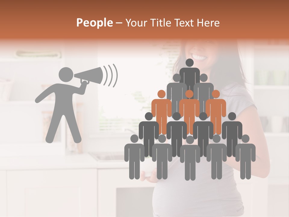 Mixed Raced Fork Ingredients PowerPoint Template