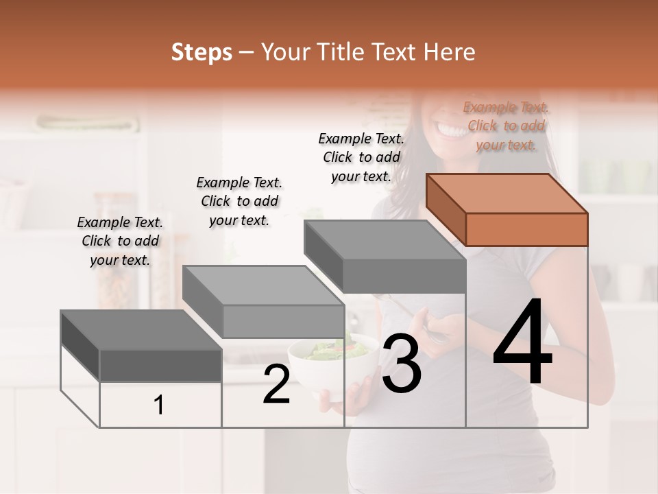 Mixed Raced Fork Ingredients PowerPoint Template