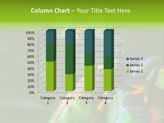 South America Horizontal Plant PowerPoint Template