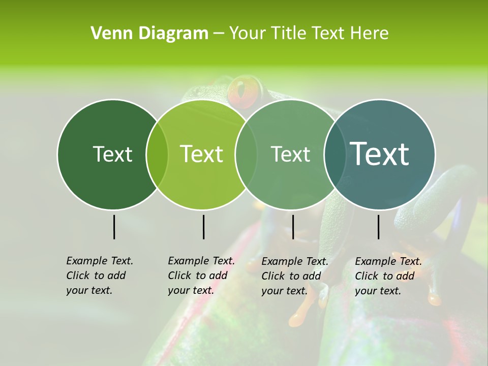 South America Horizontal Plant PowerPoint Template