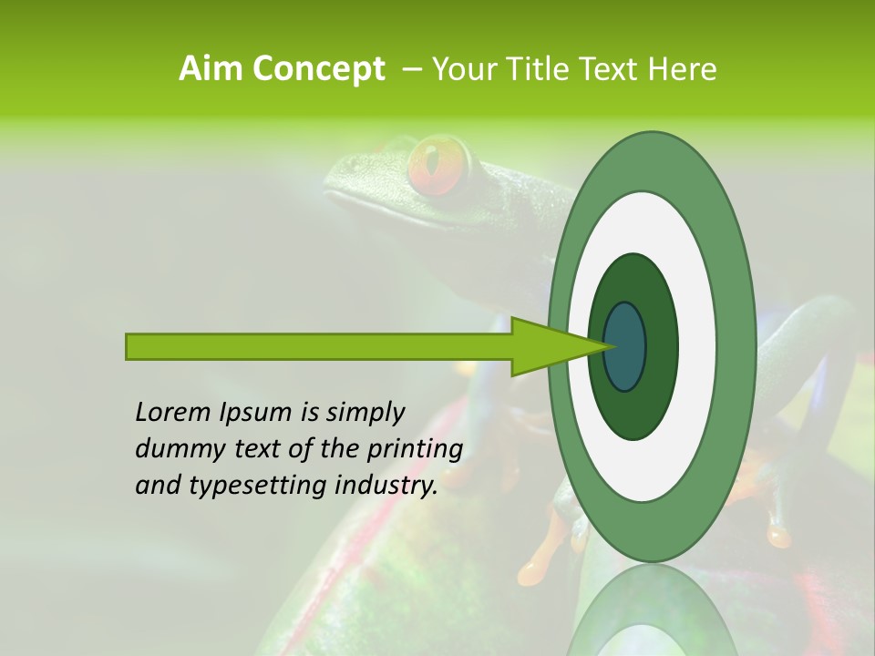 South America Horizontal Plant PowerPoint Template
