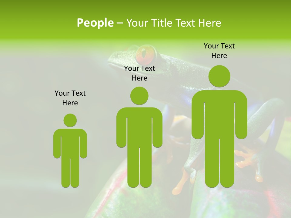 South America Horizontal Plant PowerPoint Template