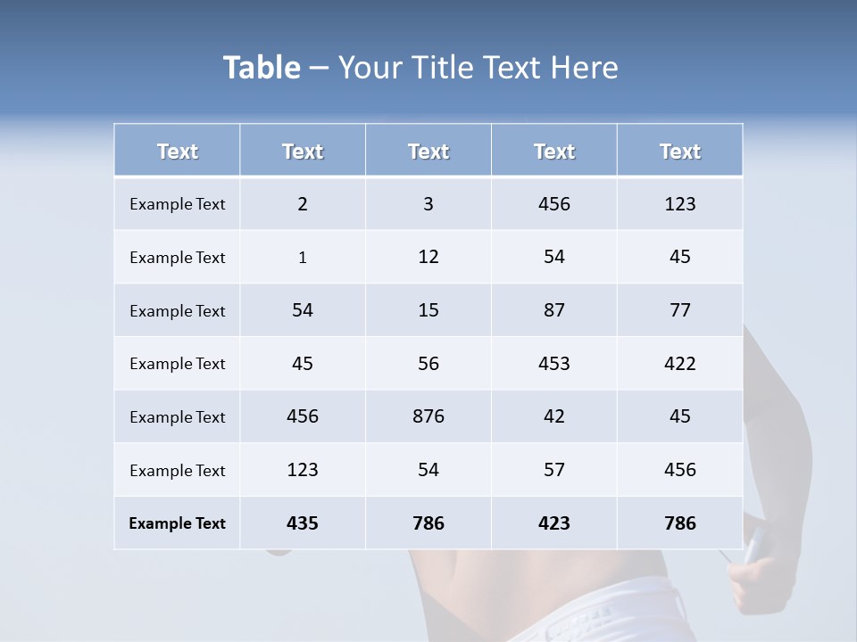 Woman Outside Sand PowerPoint Template