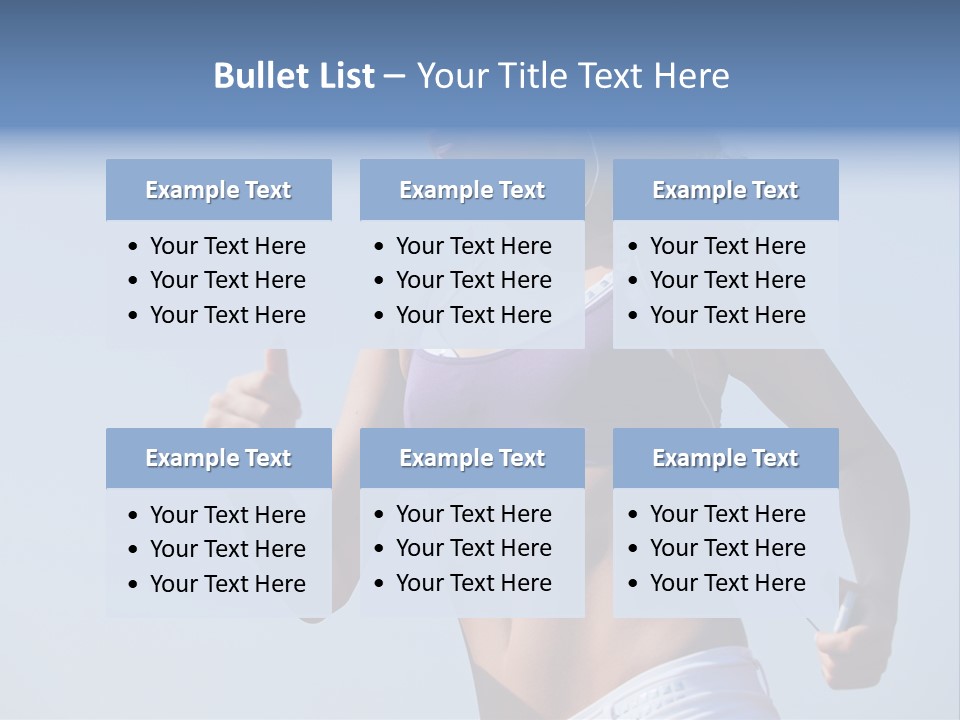 Woman Outside Sand PowerPoint Template