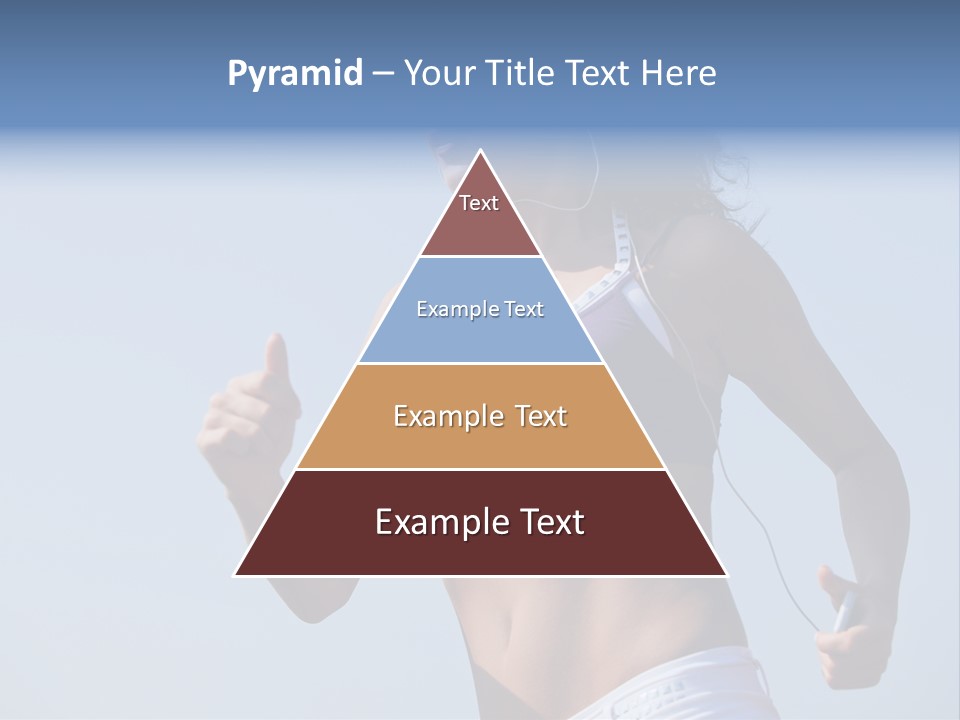 Woman Outside Sand PowerPoint Template