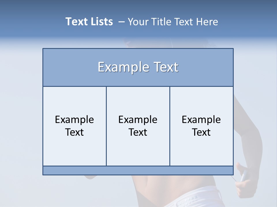 Woman Outside Sand PowerPoint Template